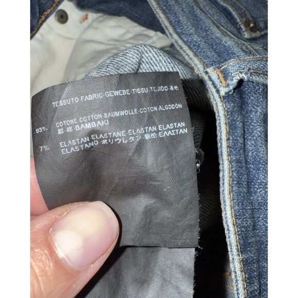 Saint Laurent Paris D05 Skinny Jeans Blue Denim Zip Ankle Italy Size 27 Women - Picture 14 of 14